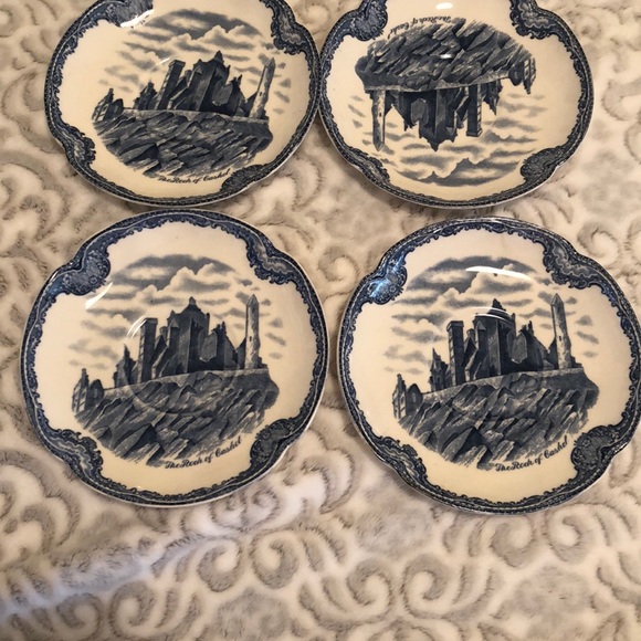 Set of Old Castles “The Rock of Cashel” Saucers - Picture 10 of 10